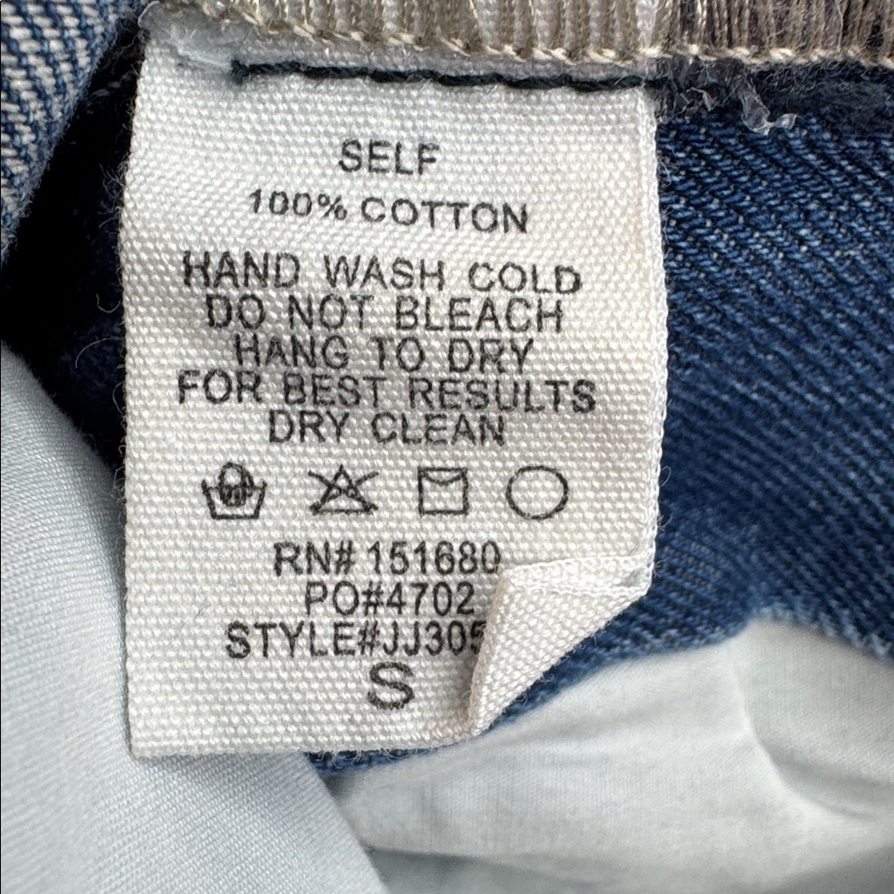 NWT Storia Rosebud Overalls Ombre Denim Blue Size Small - Picture 9 of 14